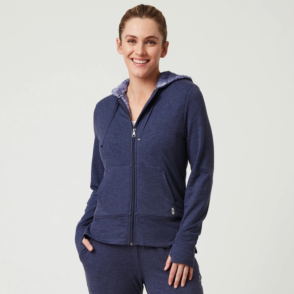 Women’s Luxe & Sherpa lined jacket hoodie